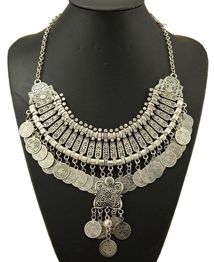 Bohemian on sale statement necklaces