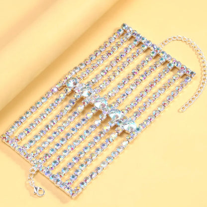 Multilayer Round Rhinestone Bracelet