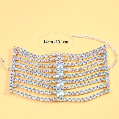 Multilayer Round Rhinestone Bracelet