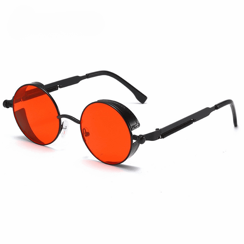 Fox Steampunk Round Sunglasses Sunglasses - The Burner Shop