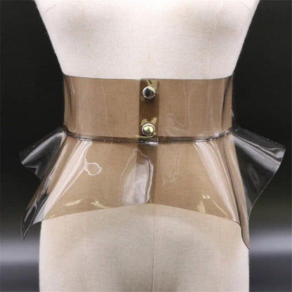 Transparent Waist Belt Corset Belts - The Burner Shop