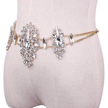 Unique Rhinestone Body chain Body Jewelry - The Burner Shop