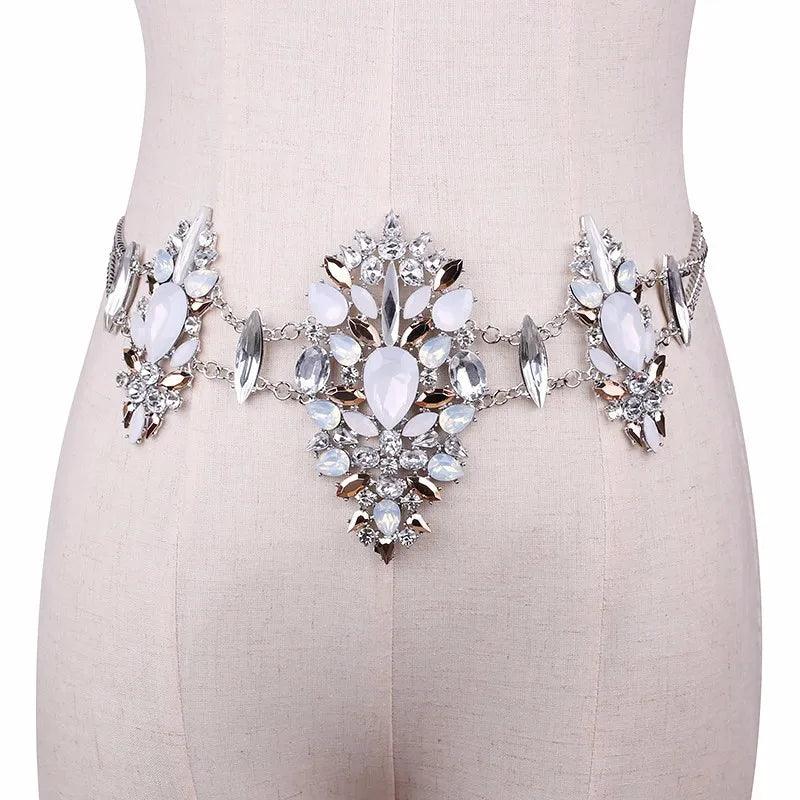 Unique Rhinestone Body chain Body Jewelry - The Burner Shop