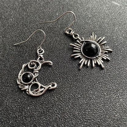 Bohemia Sun And Moon Earrings Earrings - The Burner Shop