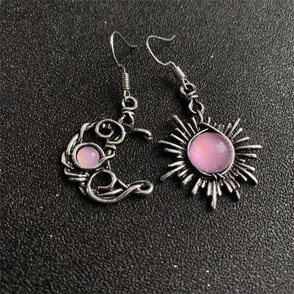 Bohemia Sun And Moon Earrings Earrings - The Burner Shop