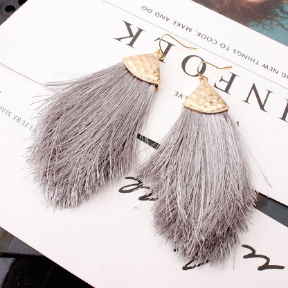 Bohemian Tassel Drop Earrings Earrings - The Burner Shop