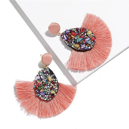 Bohemian Tassel Drop Earrings Earrings - The Burner Shop