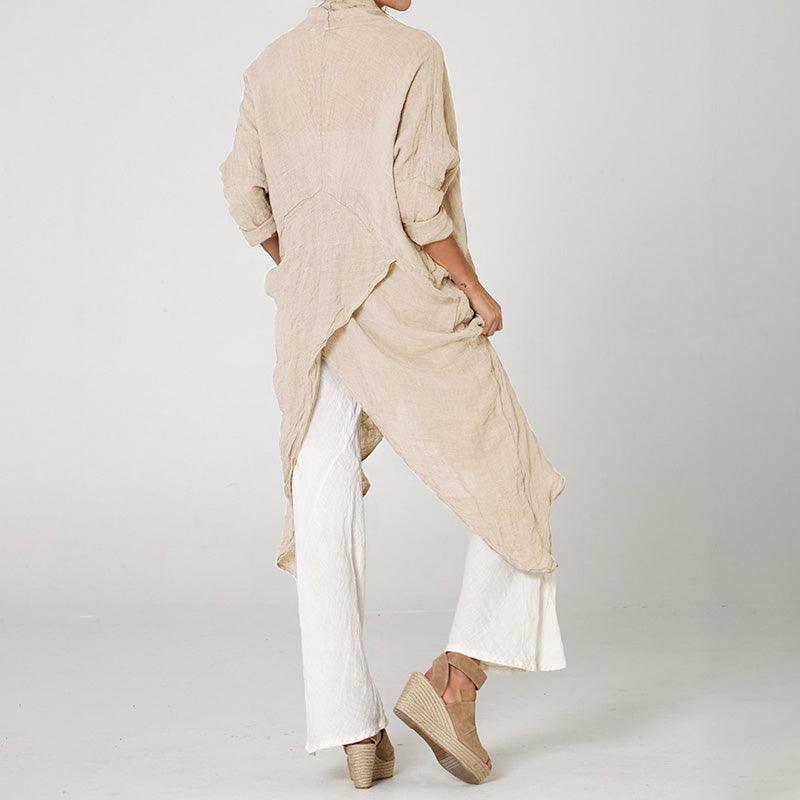 Boho Long Loose Shirt Shirts - The Burner Shop