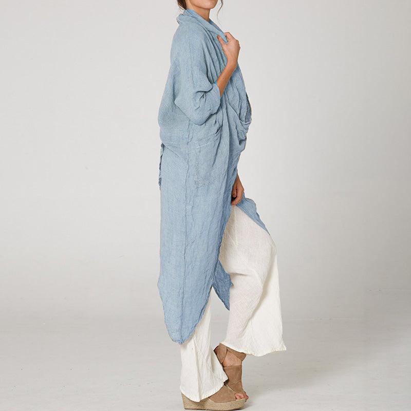 Boho Long Loose Shirt Shirts - The Burner Shop