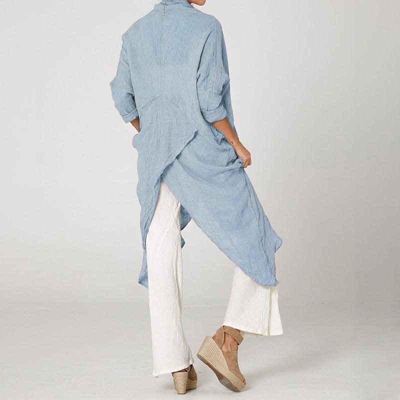 Boho Long Loose Shirt Shirts - The Burner Shop