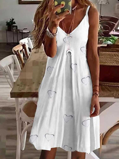 Boho Lose Sleeveless Summer Dress Dresses - The Burner Shop