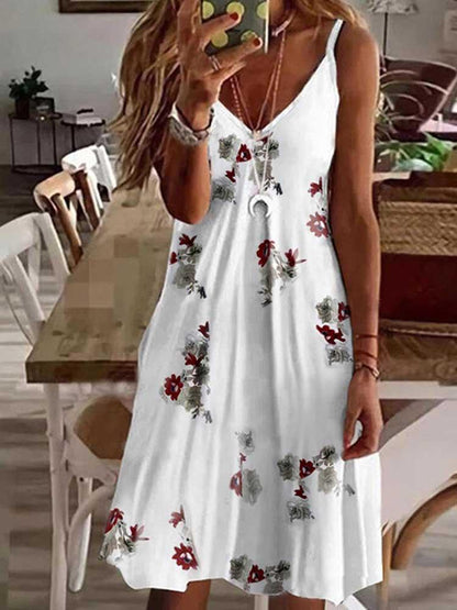 Boho Lose Sleeveless Summer Dress Dresses - The Burner Shop