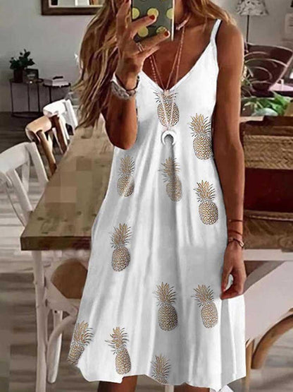 Boho Lose Sleeveless Summer Dress Dresses - The Burner Shop