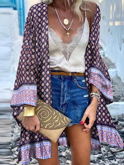 Boho Short Cardigan Cardigans - The Burner Shop