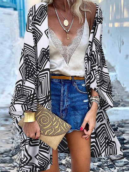 Boho Short Cardigan Cardigans - The Burner Shop