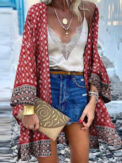 Boho Short Cardigan Cardigans - The Burner Shop