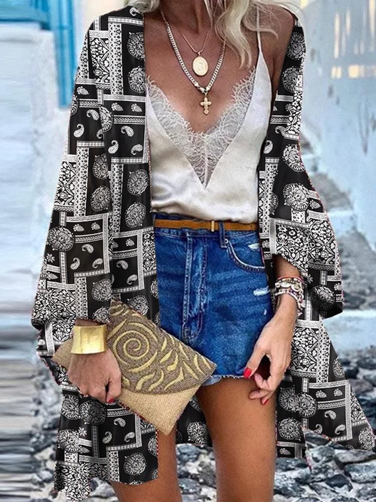 Boho Short Cardigan Cardigans - The Burner Shop