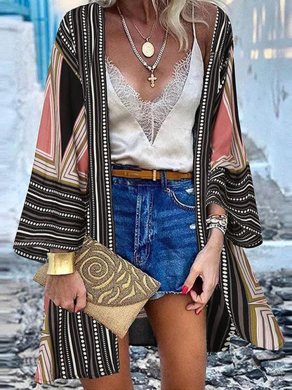 Boho Short Cardigan Cardigans - The Burner Shop