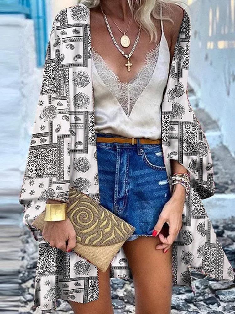 Boho Short Cardigan Cardigans - The Burner Shop