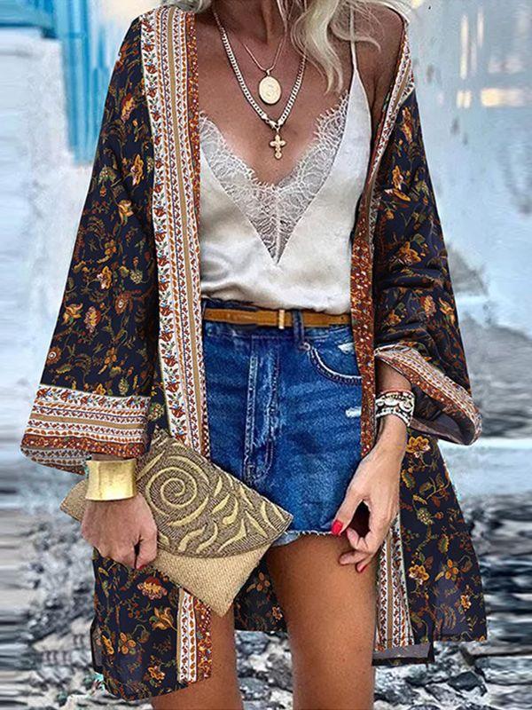 Boho Short Cardigan Cardigans - The Burner Shop