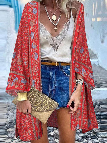 Boho Short Cardigan Cardigans - The Burner Shop