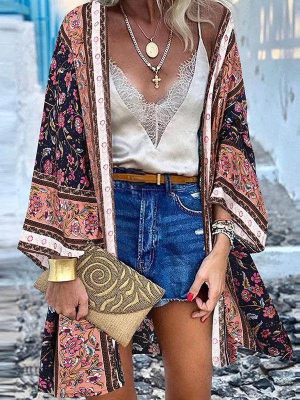 Boho Short Cardigan Cardigans - The Burner Shop