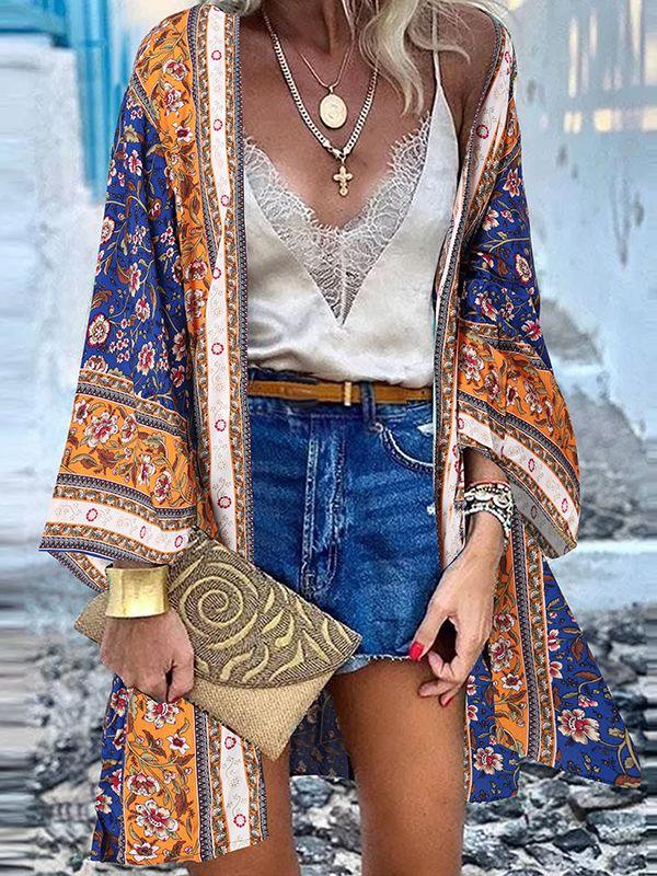 Boho Short Cardigan Cardigans - The Burner Shop