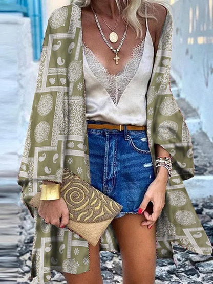 Boho Short Cardigan Cardigans - The Burner Shop