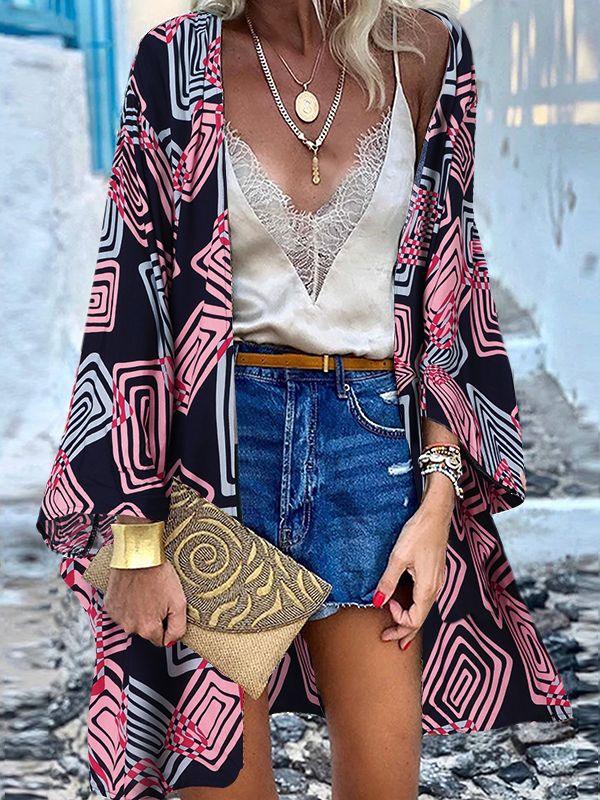 Boho Short Cardigan Cardigans - The Burner Shop