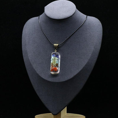 Copper Wire with Natural Stone Pendants Necklaces - The Burner Shop