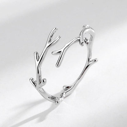 Elegant Branch Silver Ring Rings - The Burner Shop