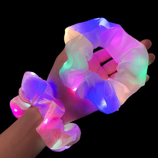 LED Luminous Scrunchies Hair Accessory - The Burner Shop