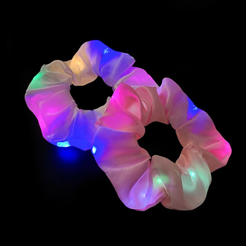 LED Luminous Scrunchies Hair Accessory - The Burner Shop