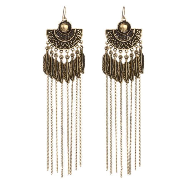 Long Tassel Earrings Earrings - The Burner Shop