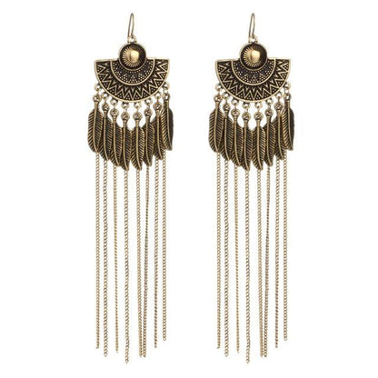 Long Tassel Earrings Earrings - The Burner Shop