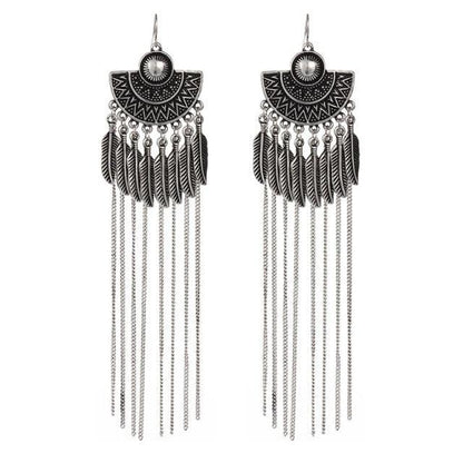 Long Tassel Earrings Earrings - The Burner Shop