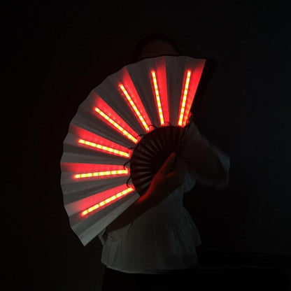 Luminous Folding LED Fan Hand Fan - The Burner Shop