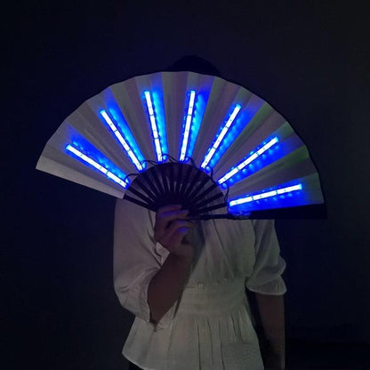 Luminous Folding LED Fan Hand Fan - The Burner Shop