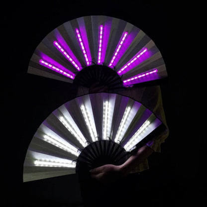 Luminous Folding LED Fan Hand Fan - The Burner Shop