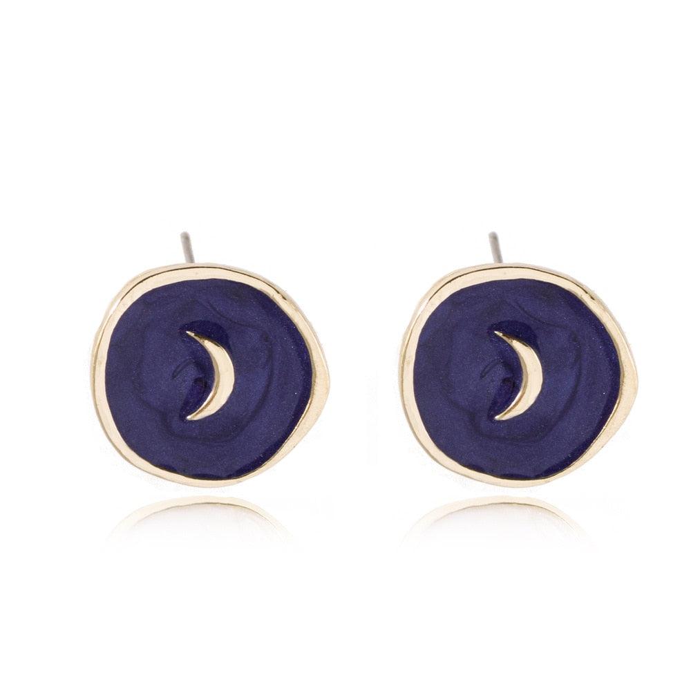 Moon Star Earrings, Rings & Necklace Earrings - The Burner Shop