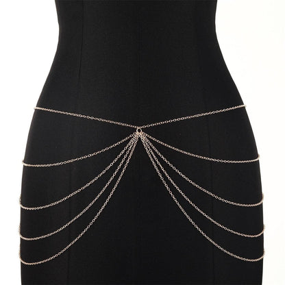 Multilayer Waist Chain Belt Body Chain - The Burner Shop