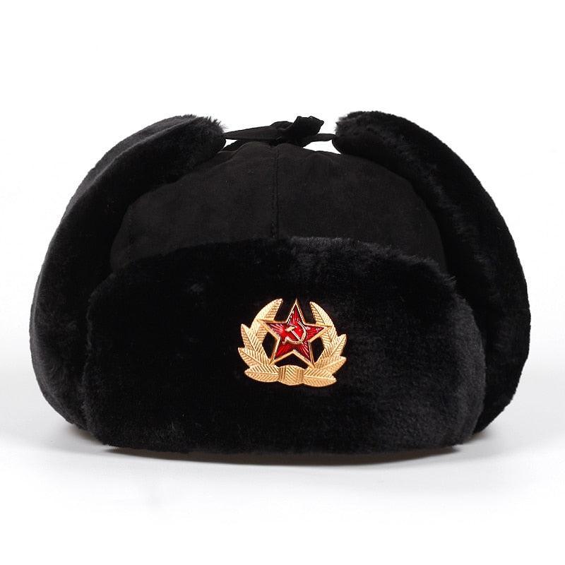 https://www.theburnershop.com/cdn/shop/products/russian-soviet-army-military-badge-bomber-hat-hats-the-burner-shop-4.jpg?v=1705303348&width=1445